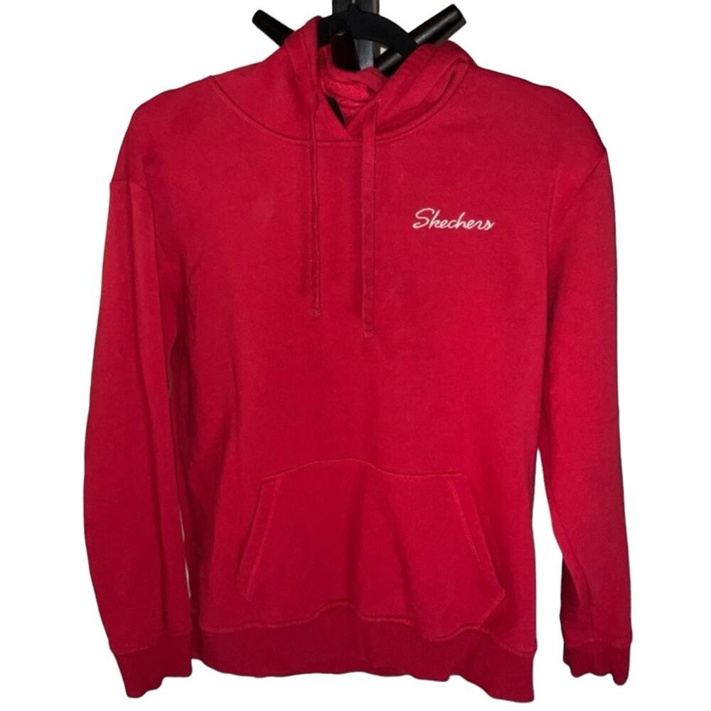 Skechers Los Angeles Red and Silver Hoodie Size L